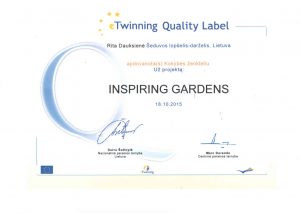 Read more about the article eTwinning projekto įvertinimas