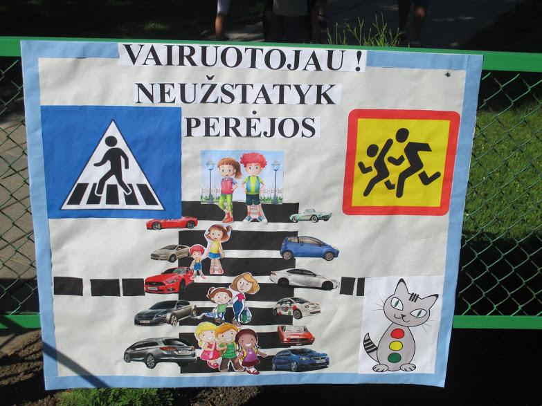 You are currently viewing Plakatai saugaus eismo tema
