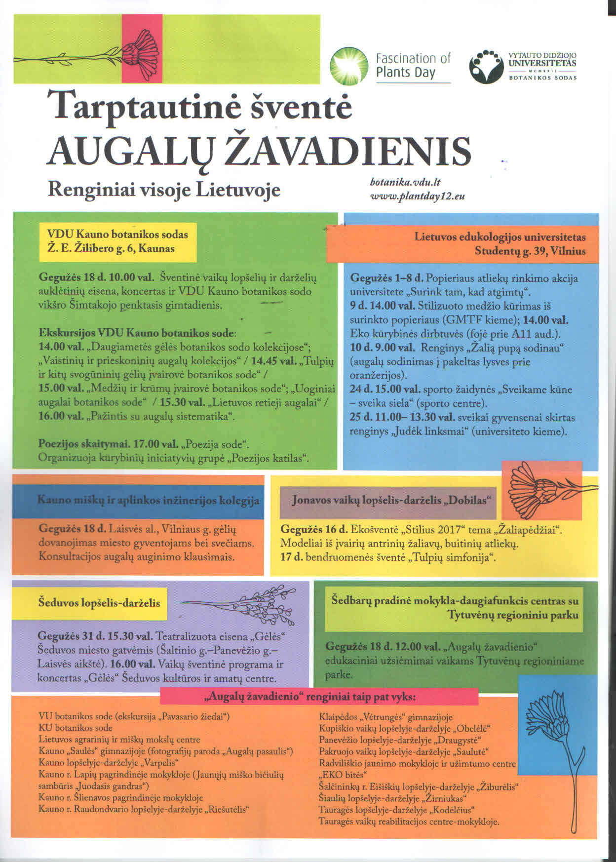 You are currently viewing Tarptautinė šventė AUGALŲ ŽAVADIENIS