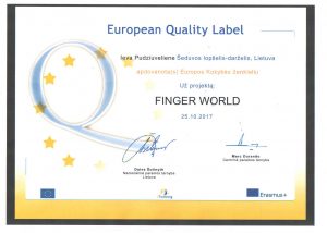 Read more about the article Apdovanojimas Europos Kokybės ženkleliu