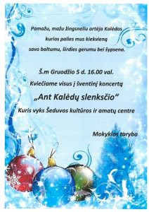 Read more about the article Kalėdinis koncertas tėveliams