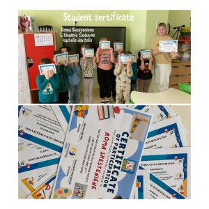 Read more about the article eTwinning projektas ,,Matematika mano kairėje ir dešinėje“, ,,Maths on my right and left“